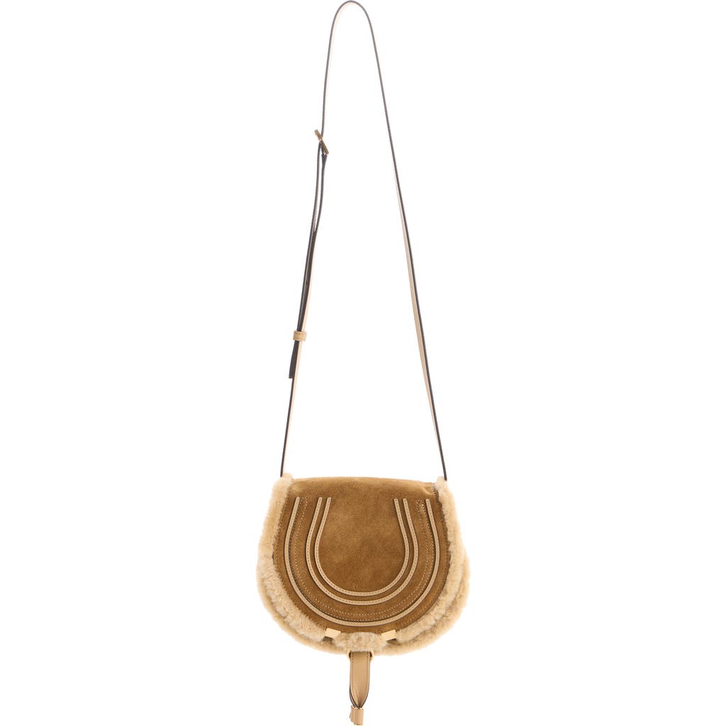 Chloé Marcie Saddle Bag In Brown