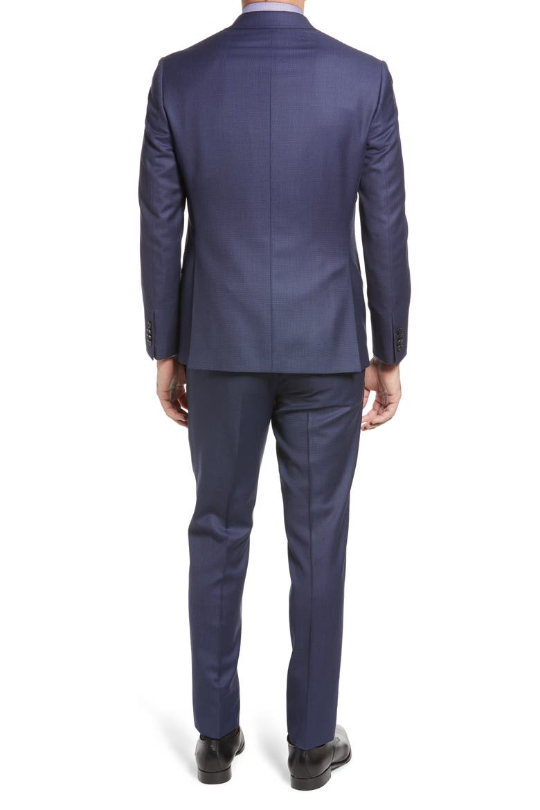Roger Slim Fit Solid Wool Suit, Alternate, color, NAVY