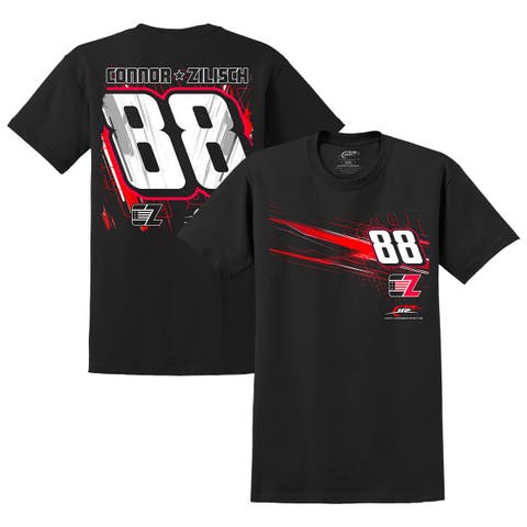 Men
s JR Motorsports Official Team Apparel Black Connor Zilisch  Lifestyle T-Shirt