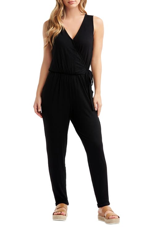 Bettina Faux Wrap Jumpsuit