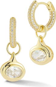 GLAZE JEWELRY Huggie Drop Earrings
