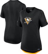 FANATICS Women's Fanatics Black Pittsburgh Penguins Authentic Pro Rink T-Shirt