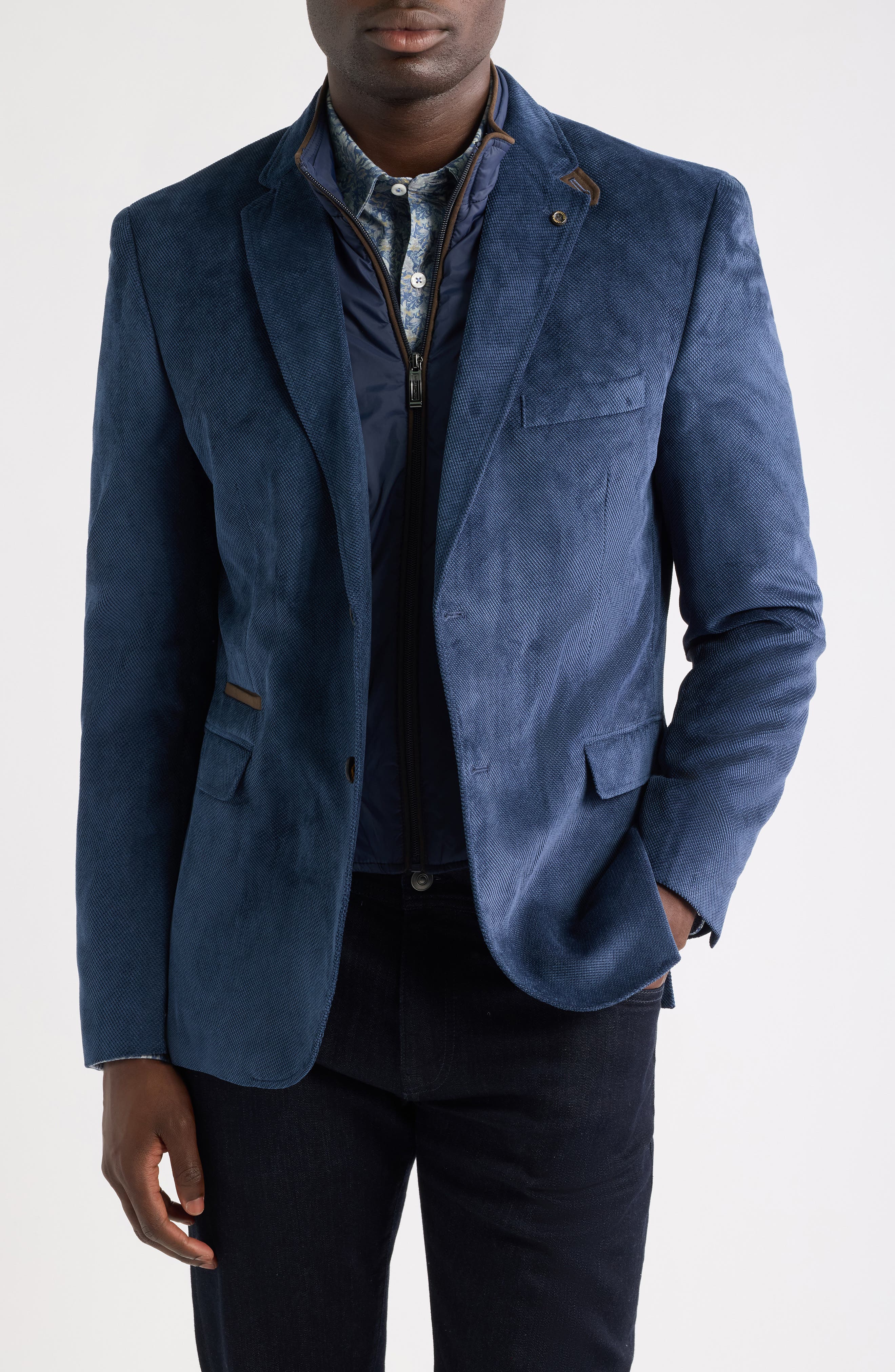 selected NAVY PLUSH