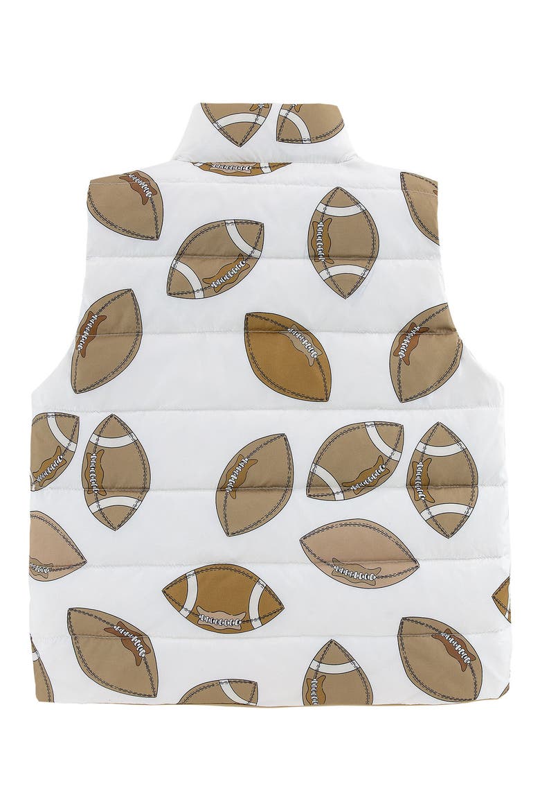 Kids' Casey Reversible Down Puffer Vest, Alternate, color, TAN