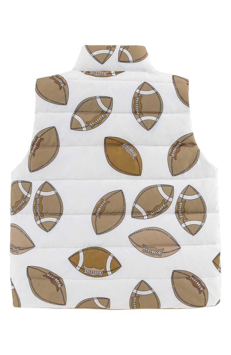 CALONIE Kids' Casey Reversible Down Puffer Vest, Alternate, color, Tan