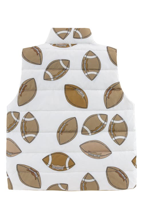 Calonie Kids' Casey Reversible Down Puffer Vest In Multi