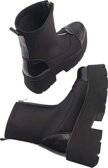 Jadyn Platform Combat Boot