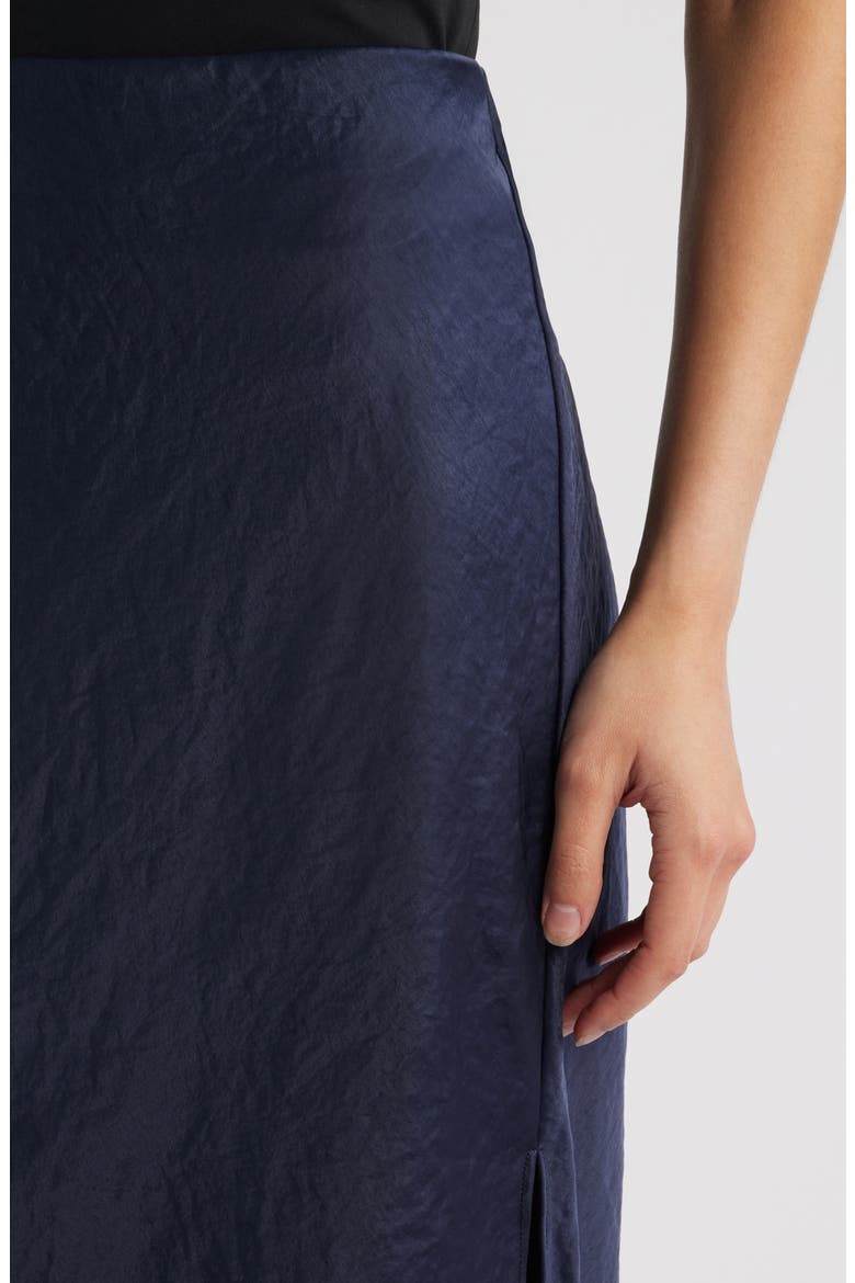 Satin Midi Slipskirt, Alternate, color, JUNIPER BERRY