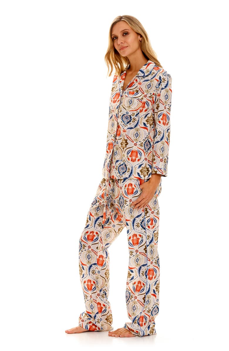 The Lazy Poet Emma Hamsa Blessing Cotton Pajamas, Alternate, color, 