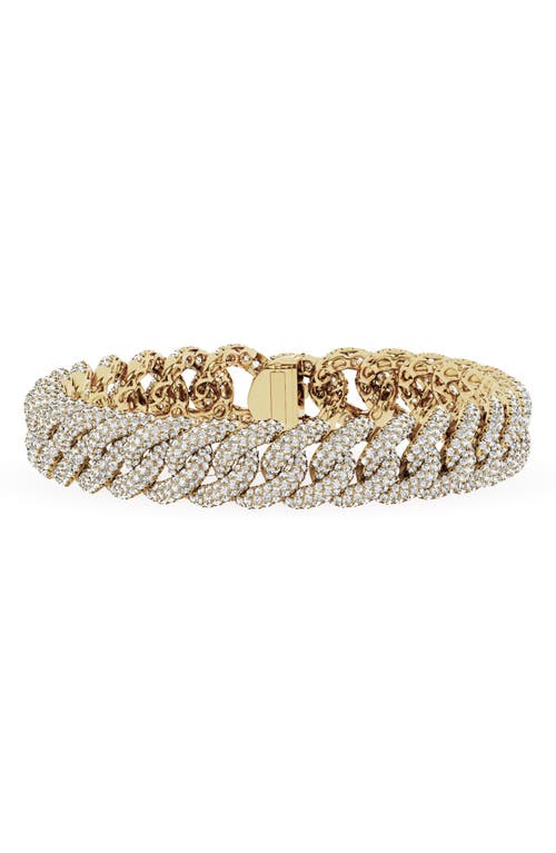 Jennifer Fisher 18K Gold Lab Created Diamond Cuban Chain Bracelet - 8.65 ctw in 18K Yellow Gold  product