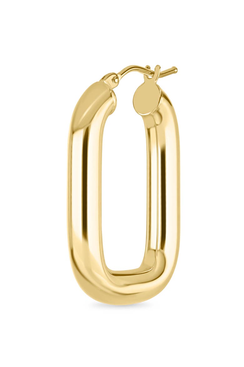 14k Gold Hoop Earrings, Alternate, color, 14KY