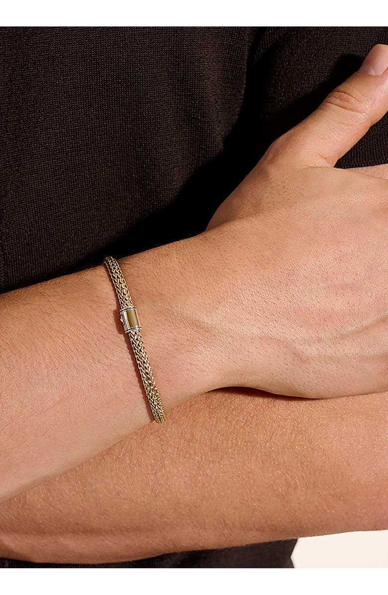 John Hardy Icon Reversible Bracelet, 5mm, Alternate, color, Silver And Gold