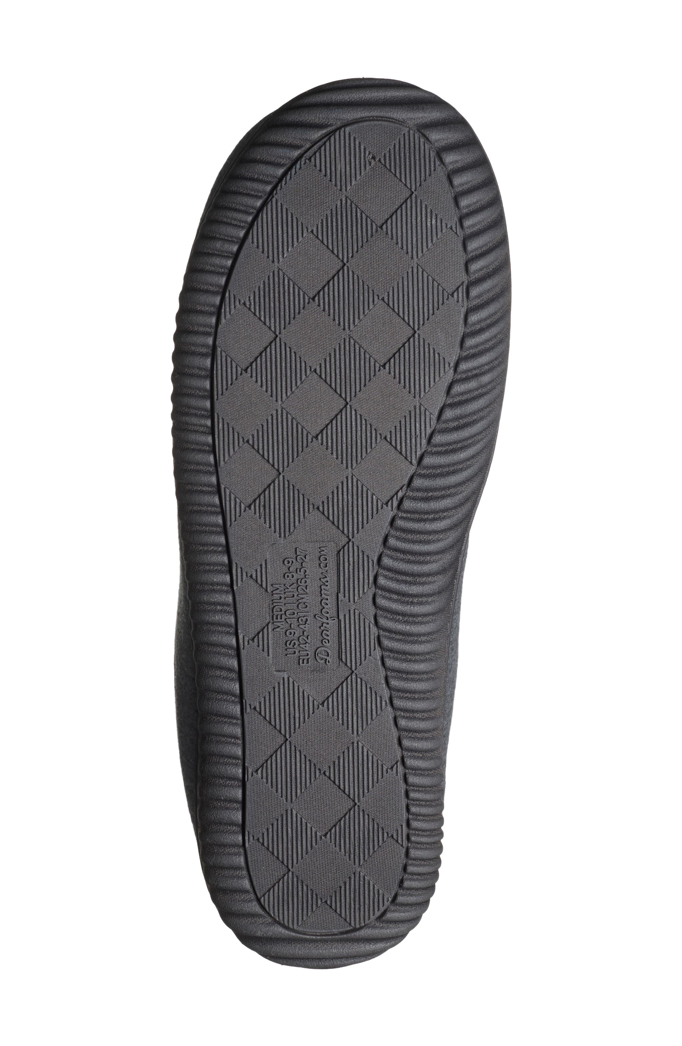 Arlo Jersey Clog Slipper, Alternate, color, DARK HEATHER GREY
