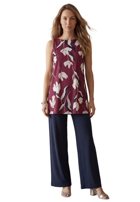 Stretch Knit Tunic Tank