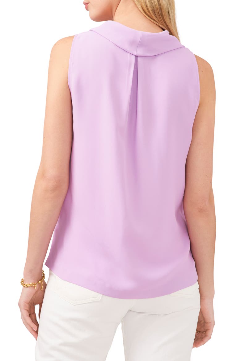 Cowl Neck Sleeveless Blouse, Alternate, color, SOFT IRIS