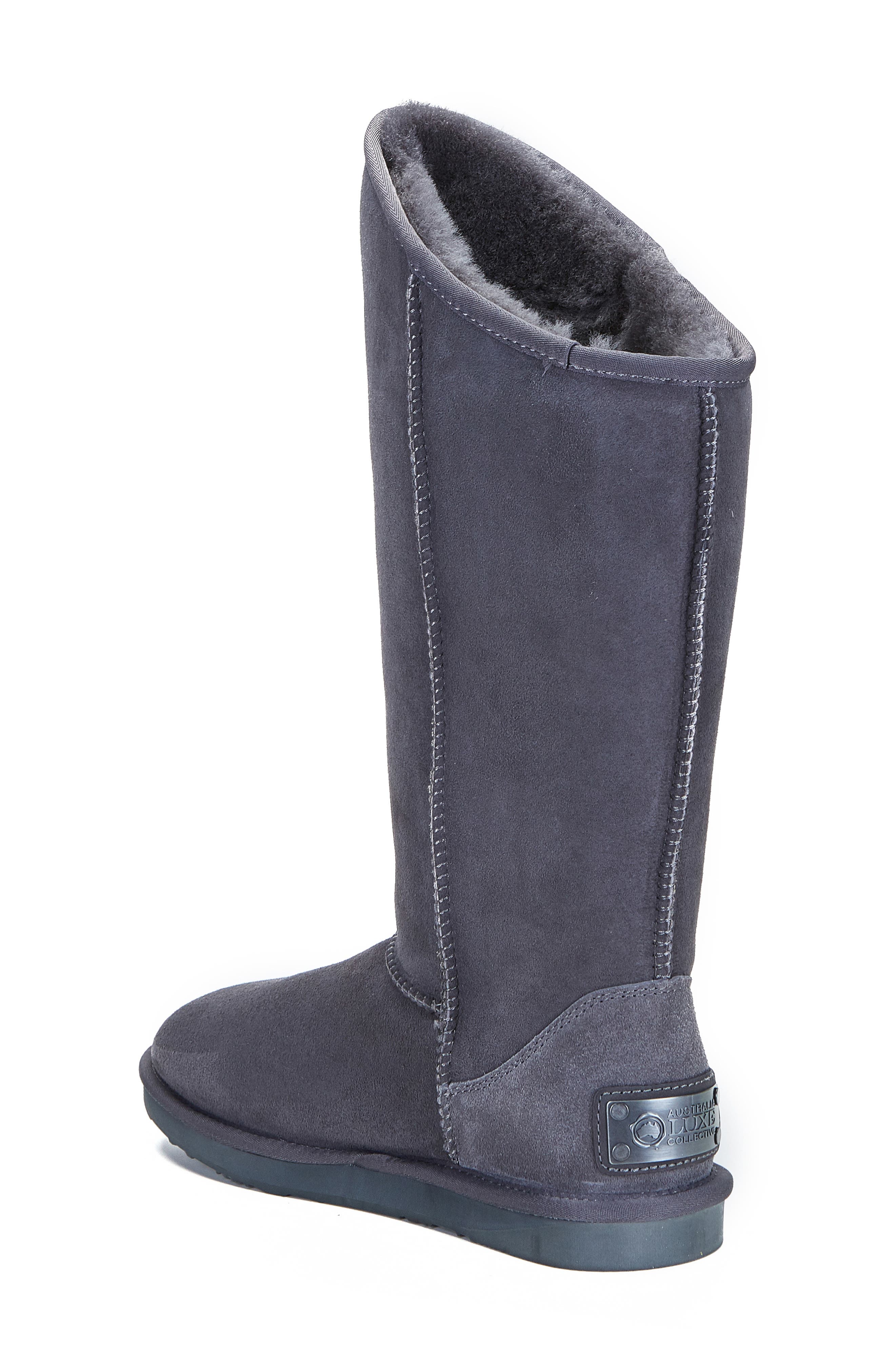 Australia Luxe Collective Cosy Genuine Shearling Tall Boot, Alternate, color, Gray
