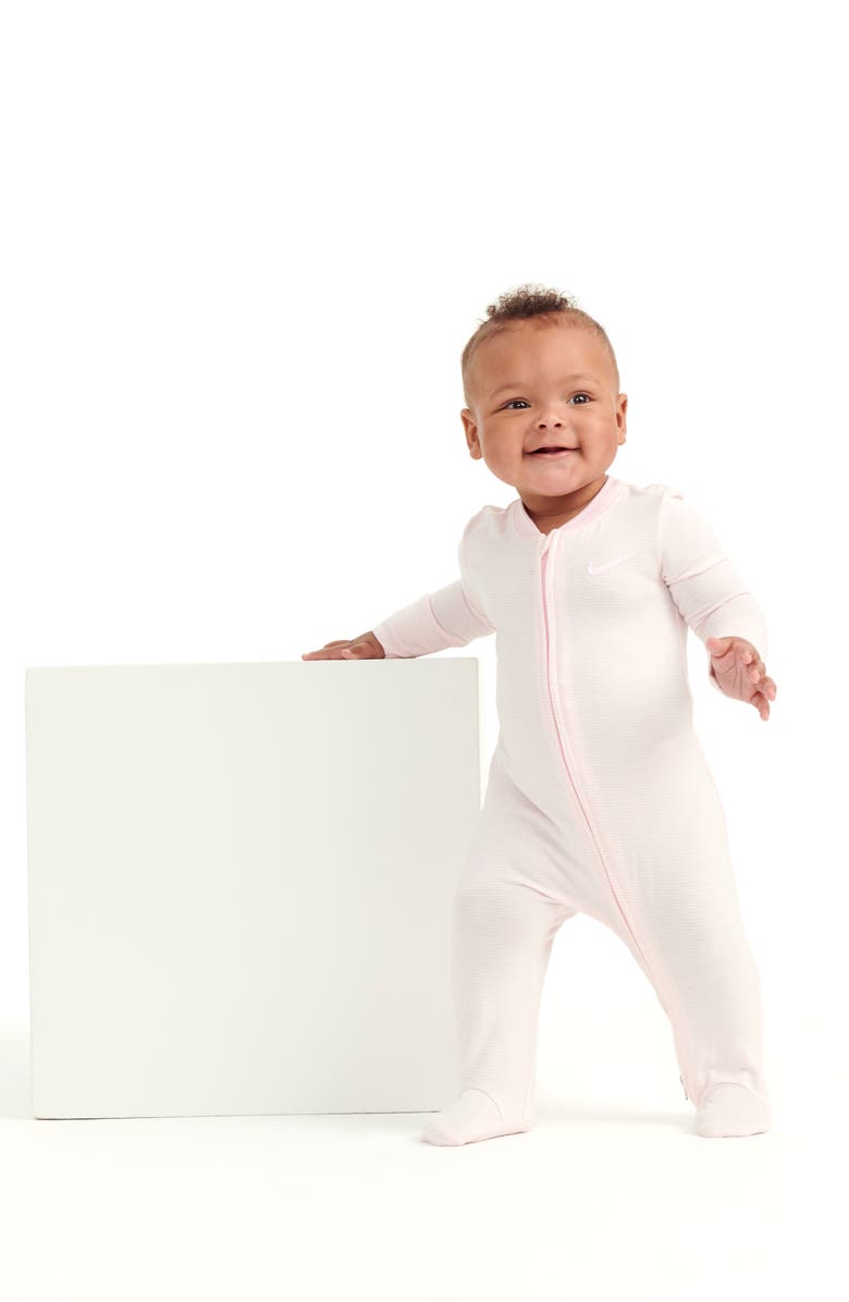 Nike Stripe Zip Footie, Alternate, color, 