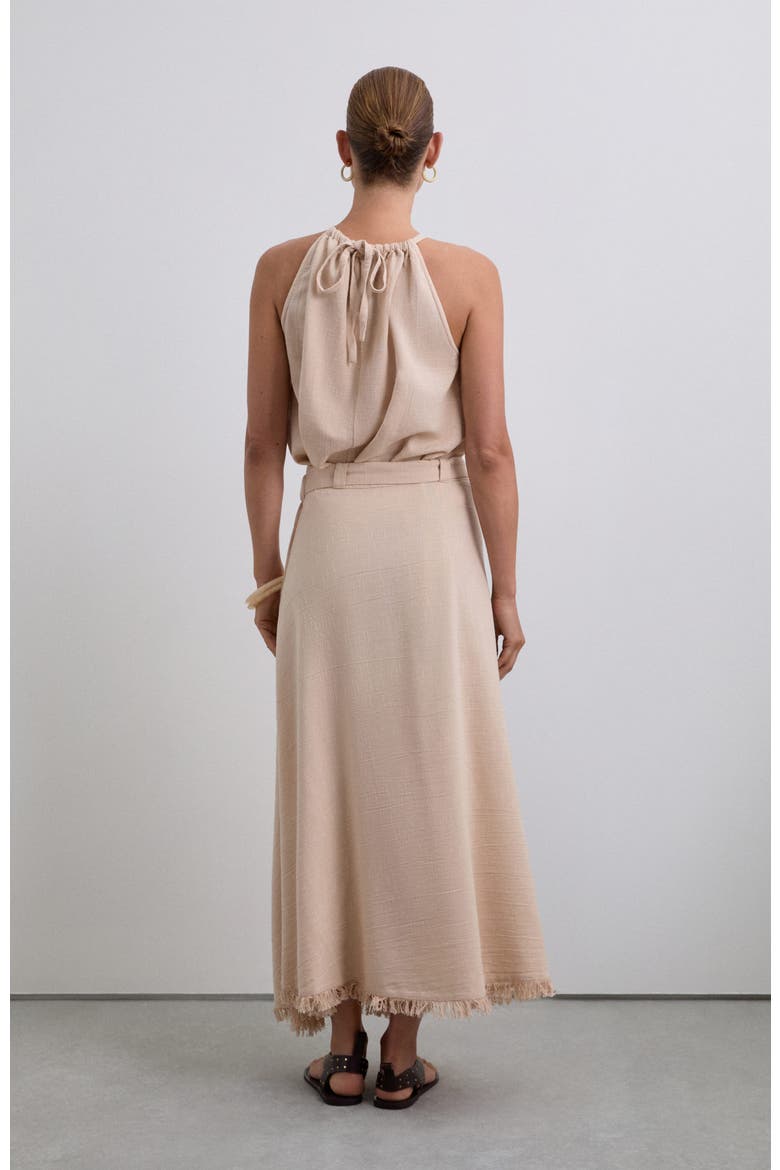 Fringed Skirt, Alternate, color, Natural