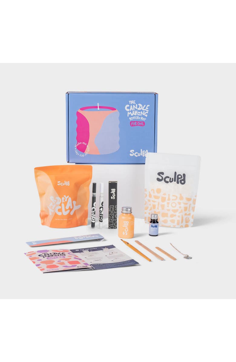 SCULPD Pottery Candle Making Kit, Main, color, Fine Tip Pens