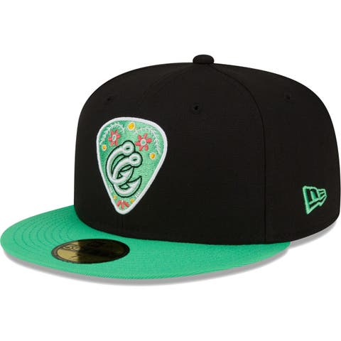 Men's New Era Black/Green Corpus Christi Hooks Copa De La Diversion 59FIFTY Fitted Hat