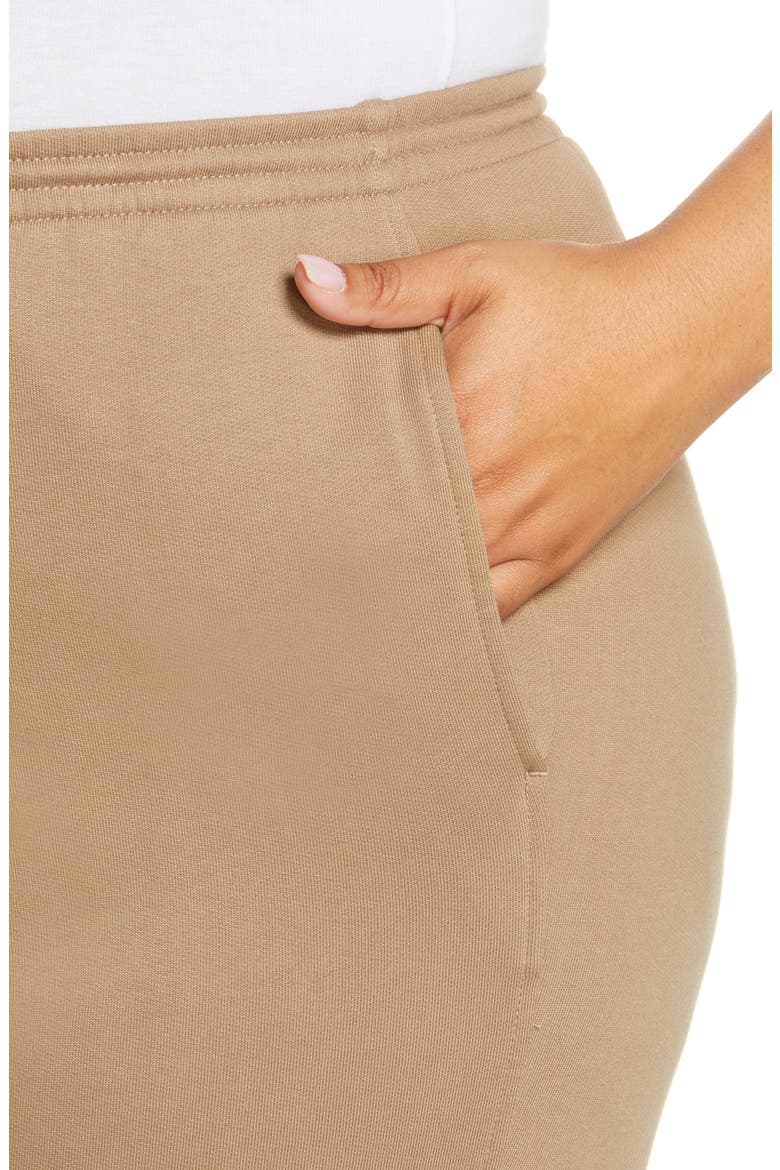 Slim Fit Cotton Joggers, Alternate, color, DARK WHEAT