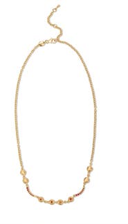 Eloise Jewelry Arch Necklace Fire Element Ruby