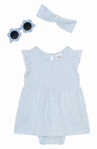 Knit Dress, Headband and Sunglasses Set