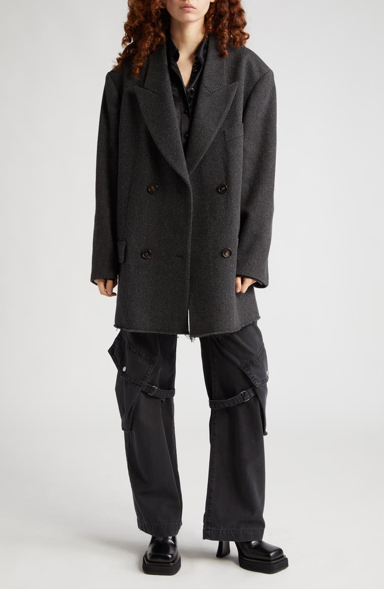 Acne Studios Potina Cotton Cargo Pants, Alternate, color, 