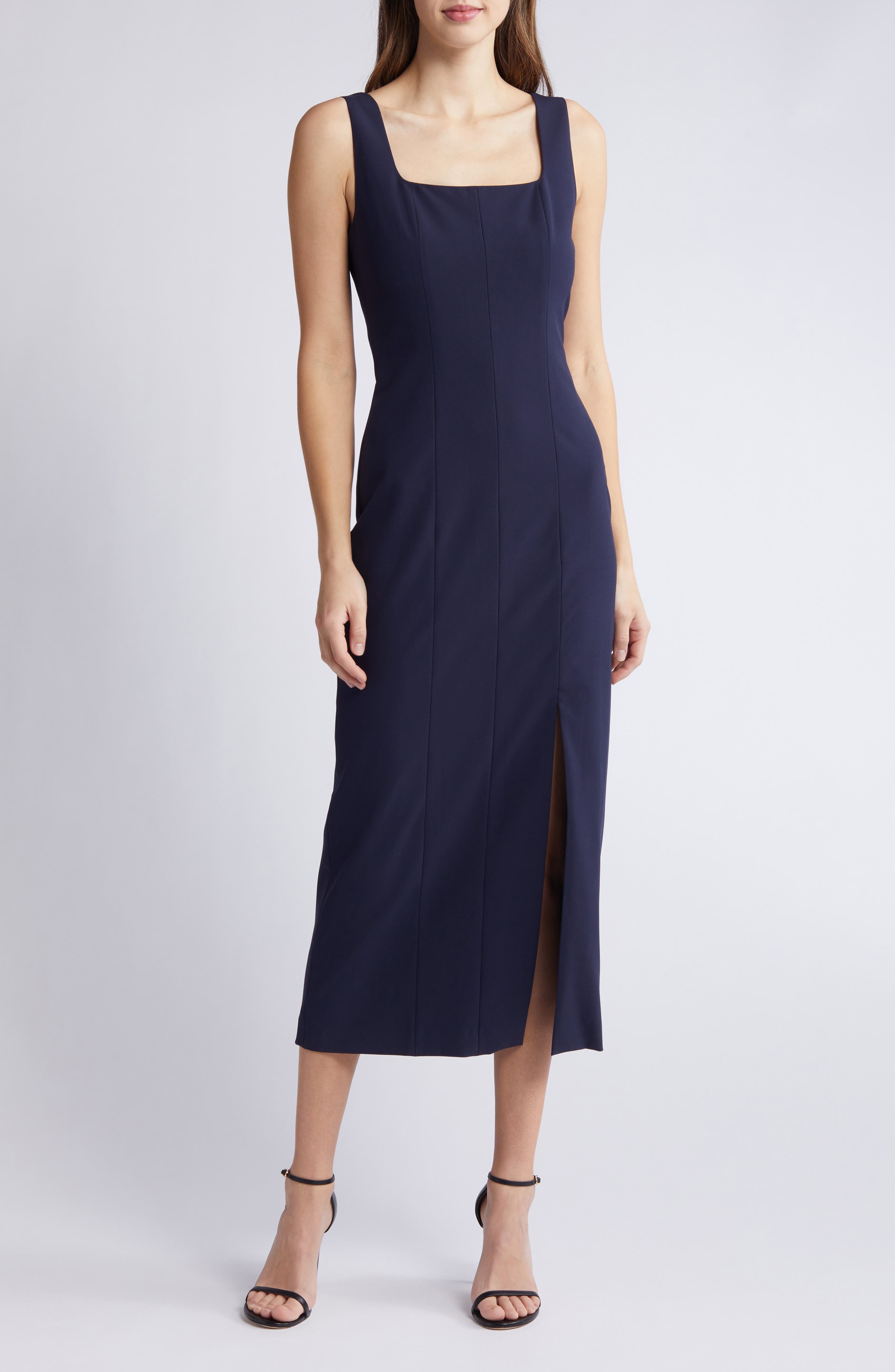 BOSS Dineza Midi Sheath Dress