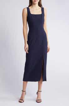 BOSS Dineza Midi Sheath Dress