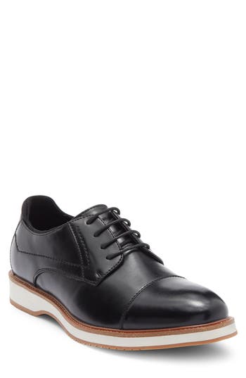 Rush By Gordon Rush Cap Toe Hybrid Derby In Black