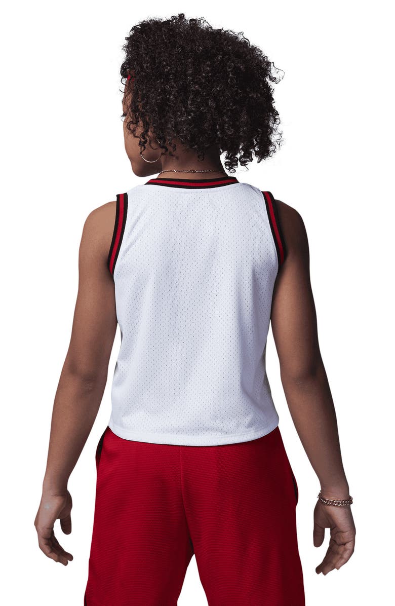 Jordan Kids' Recon Cropped Jersey Top, Alternate, color, White