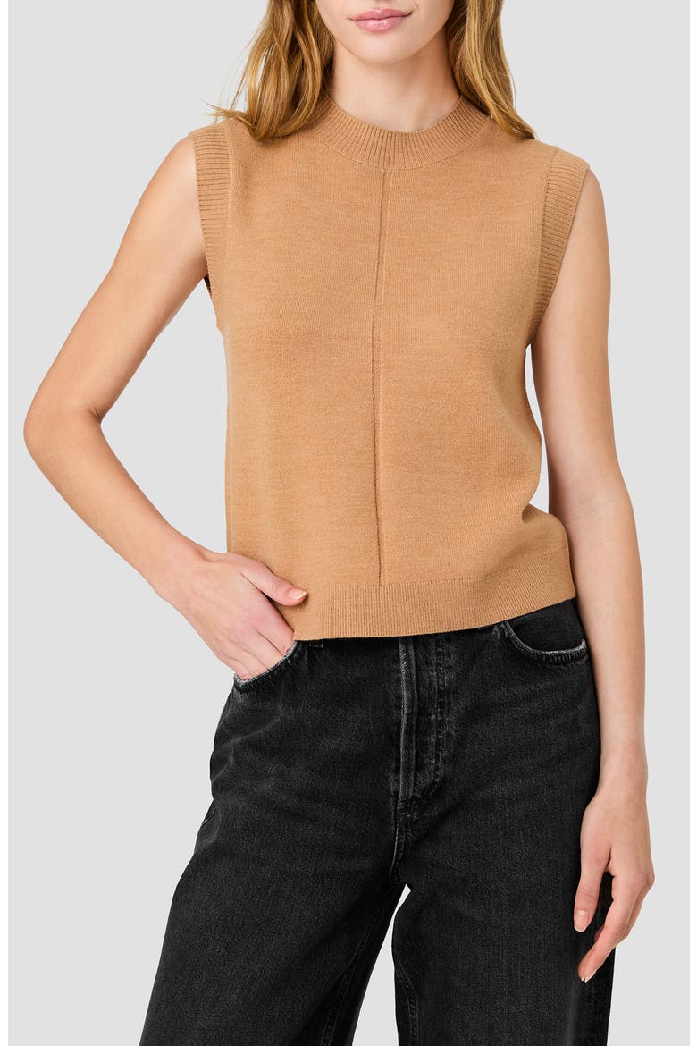 Babysoft Crewneck Sweater Tank, Main, color, CAMEL MEL