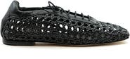 Andrea Gomez Antonia Woven Leather Flat