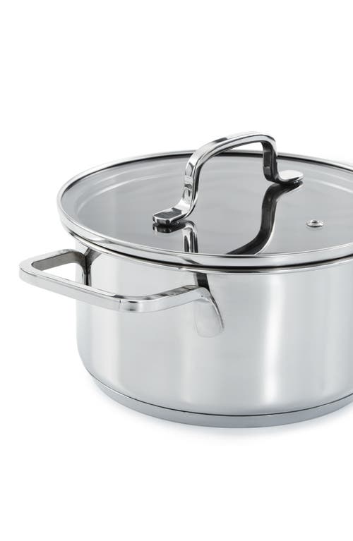 Berghoff Dina Helix 2.2-quart Stockpot In Silver