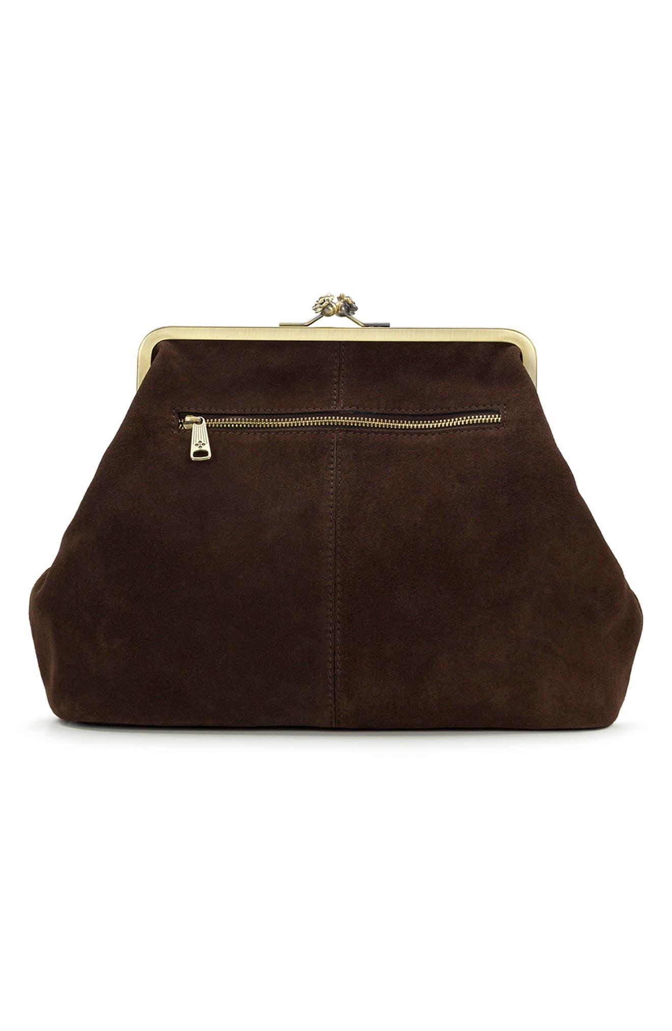Vivienne Leather Frame Crossbody Bag, Alternate, color, CHOCOLATE