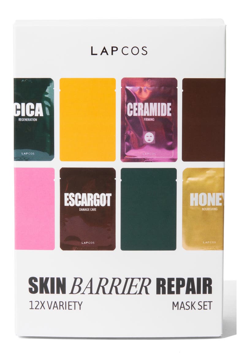 Skin Barrier Repair Assorted 12-Pack Sheet Mask Set, Main, color, NO COLOR