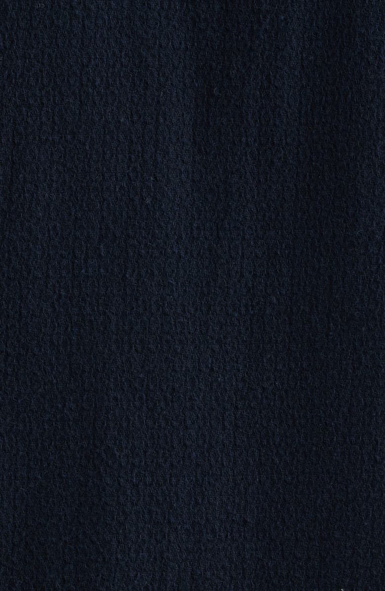 FRAME Open Weave Cotton Blend Button-Up Shirt, Alternate, color, Dark Navy