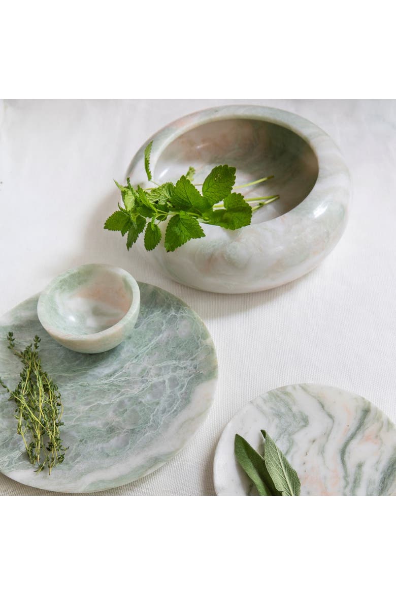 Lady Onyx Low Bowl, Alternate, color, White