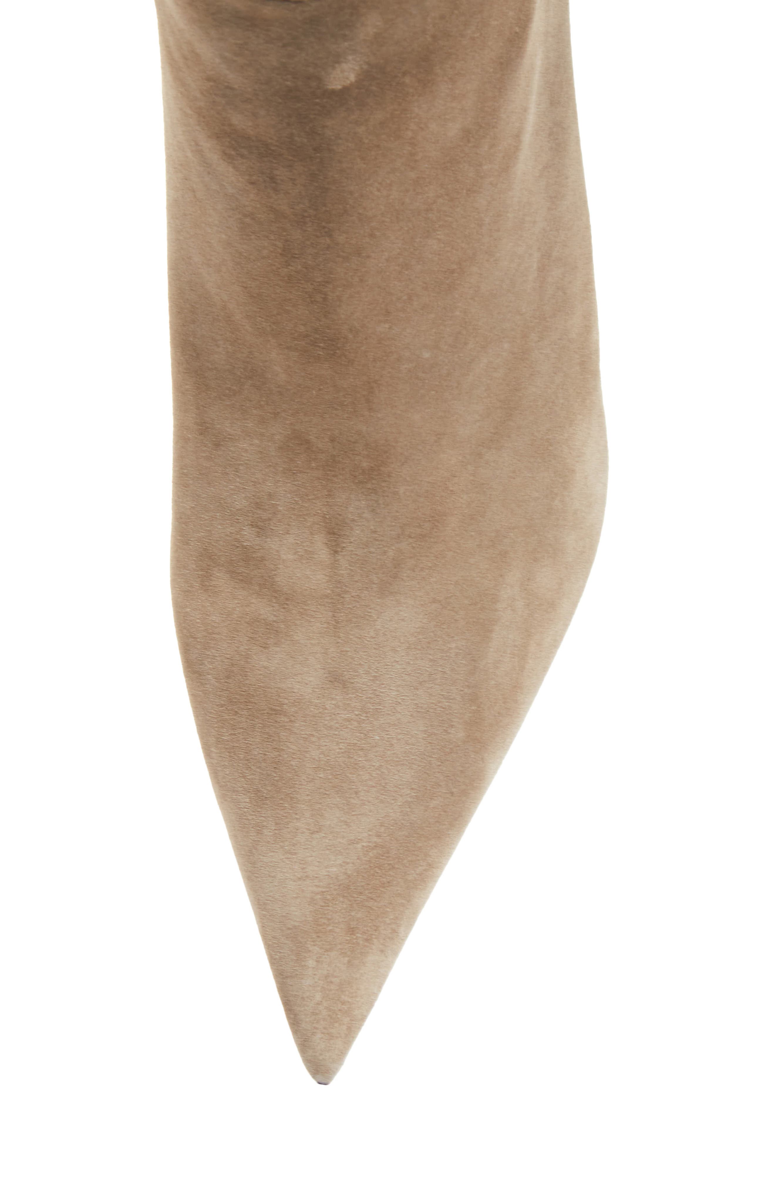 Christian Louboutin Miss Z Pointed Toe Bootie, Alternate, color, Silex