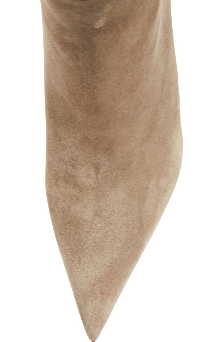 Christian Louboutin Miss Z Pointed Toe Bootie, Alternate, color, Silex