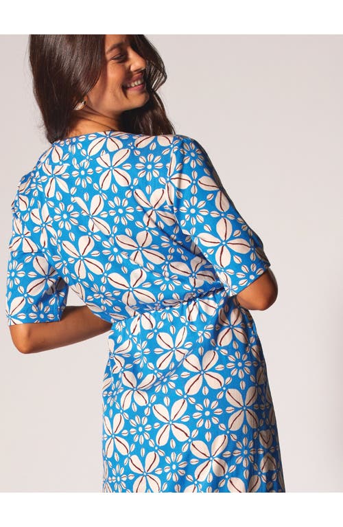 Tori Richard Flowrie Maika Dress In Harbor