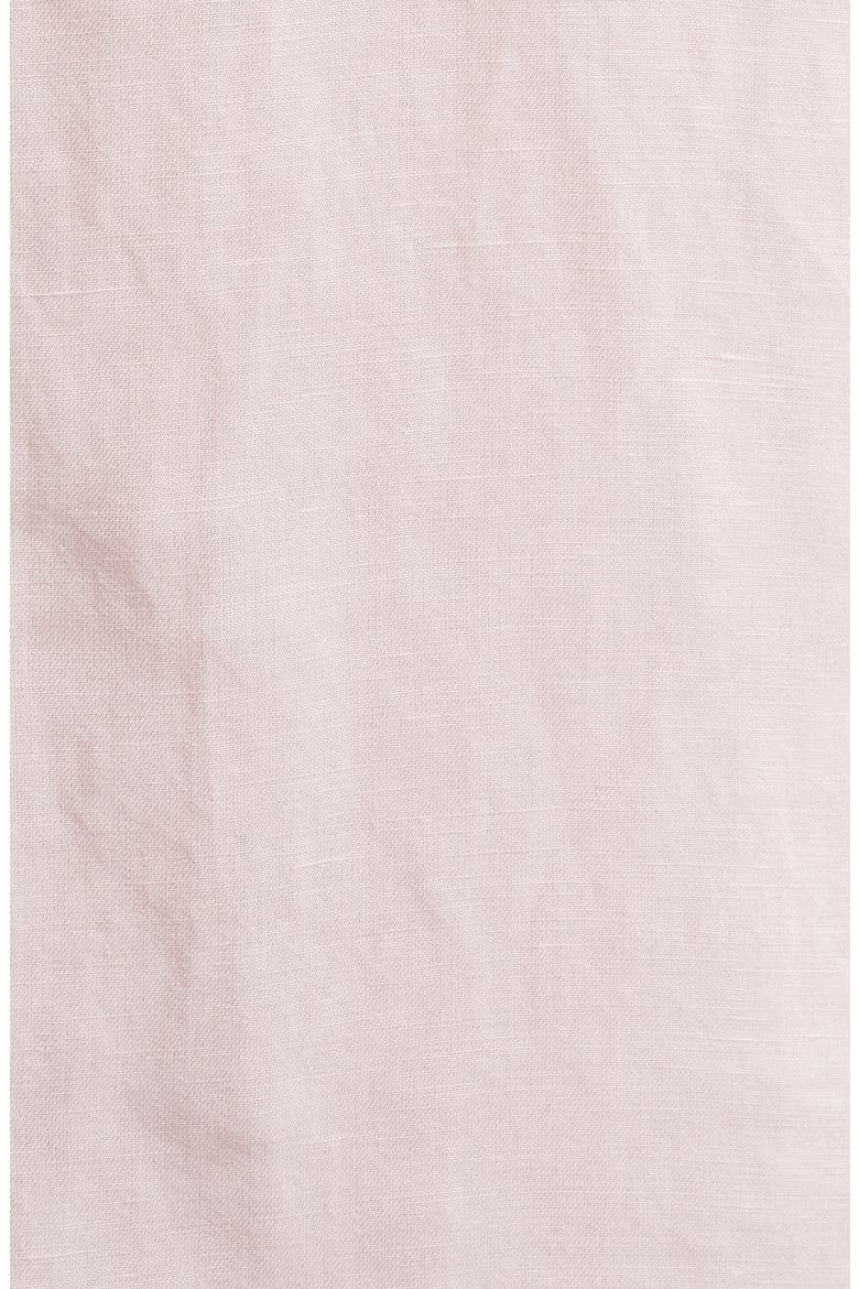 Gianna Hangin' Out Short Sleeve Linen & Lyocell Button-Up Shirt, Alternate, color, PETAL