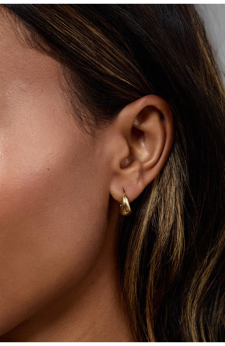 Set & Stones Aneesa Hoop Earrings, Alternate, color, Gold