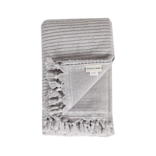 Olive And Linen Olive & Linen Ribbed Loom Terry Towel Bundle