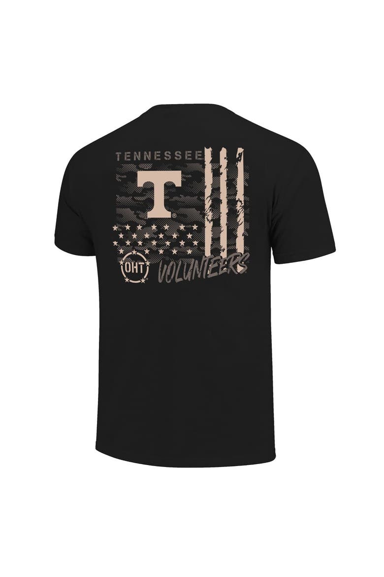 Men's  Black Tennessee Volunteers Comfort Colors OHT Camo Overlay T-Shirt, Alternate, color, Black