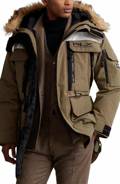 Polo Ralph Lauren Arctic Faux Fur Trim Hooded Tech Taffeta Parka