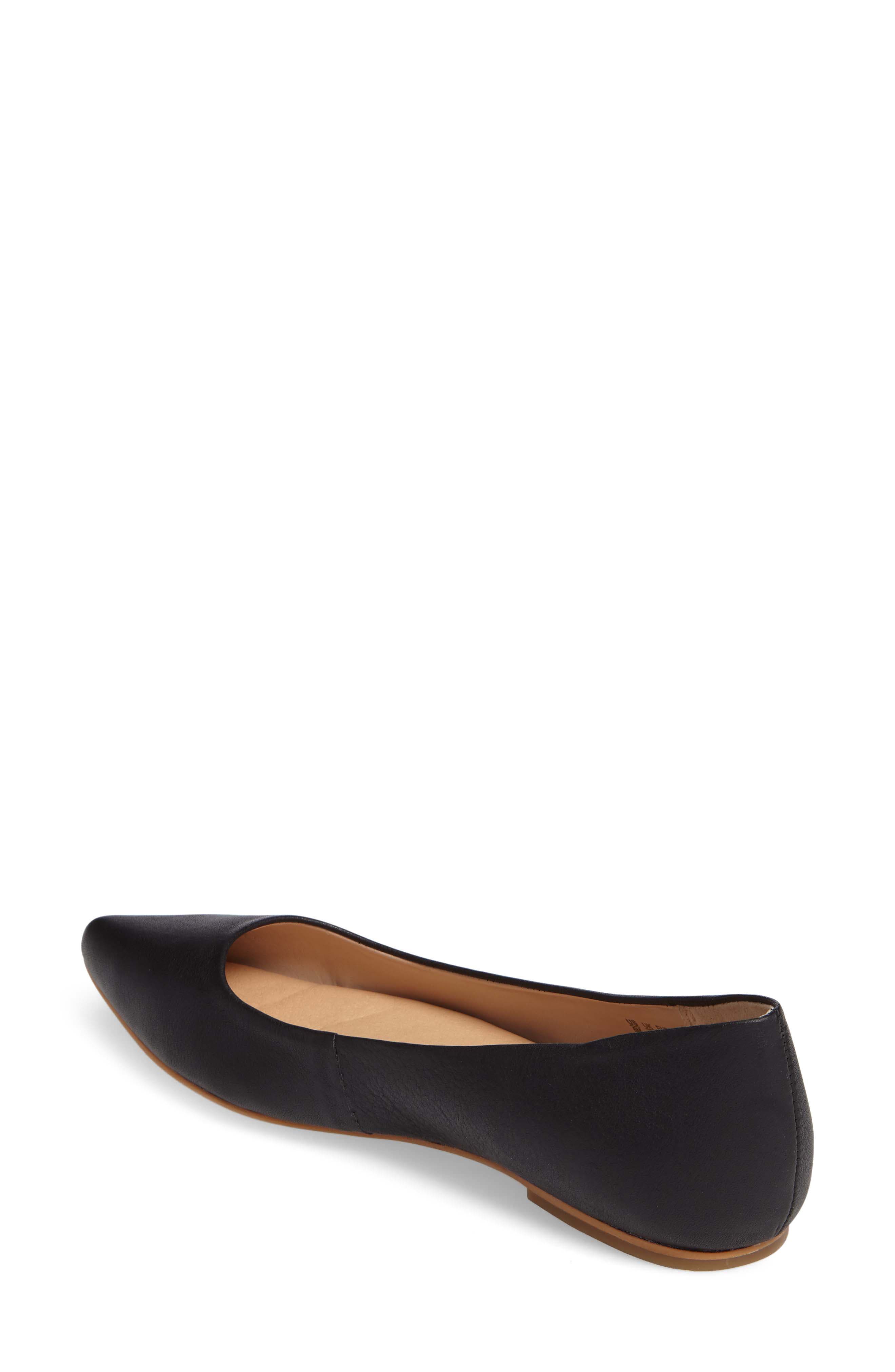 Original Collection Kimber Flat, Alternate, color, BLACK LEATHER