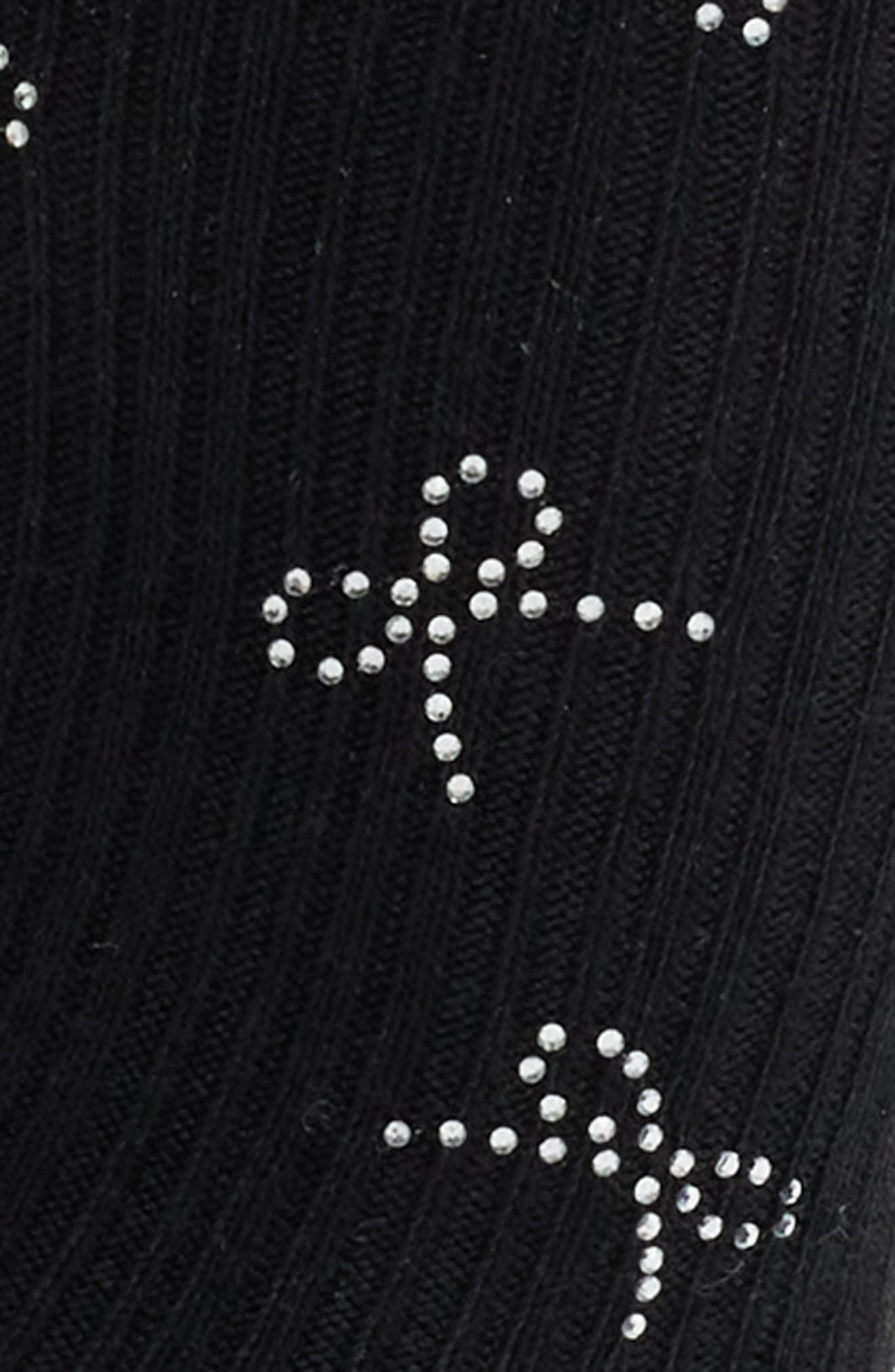 Sweeney Crystal Mini Bow Crew Socks - image 2