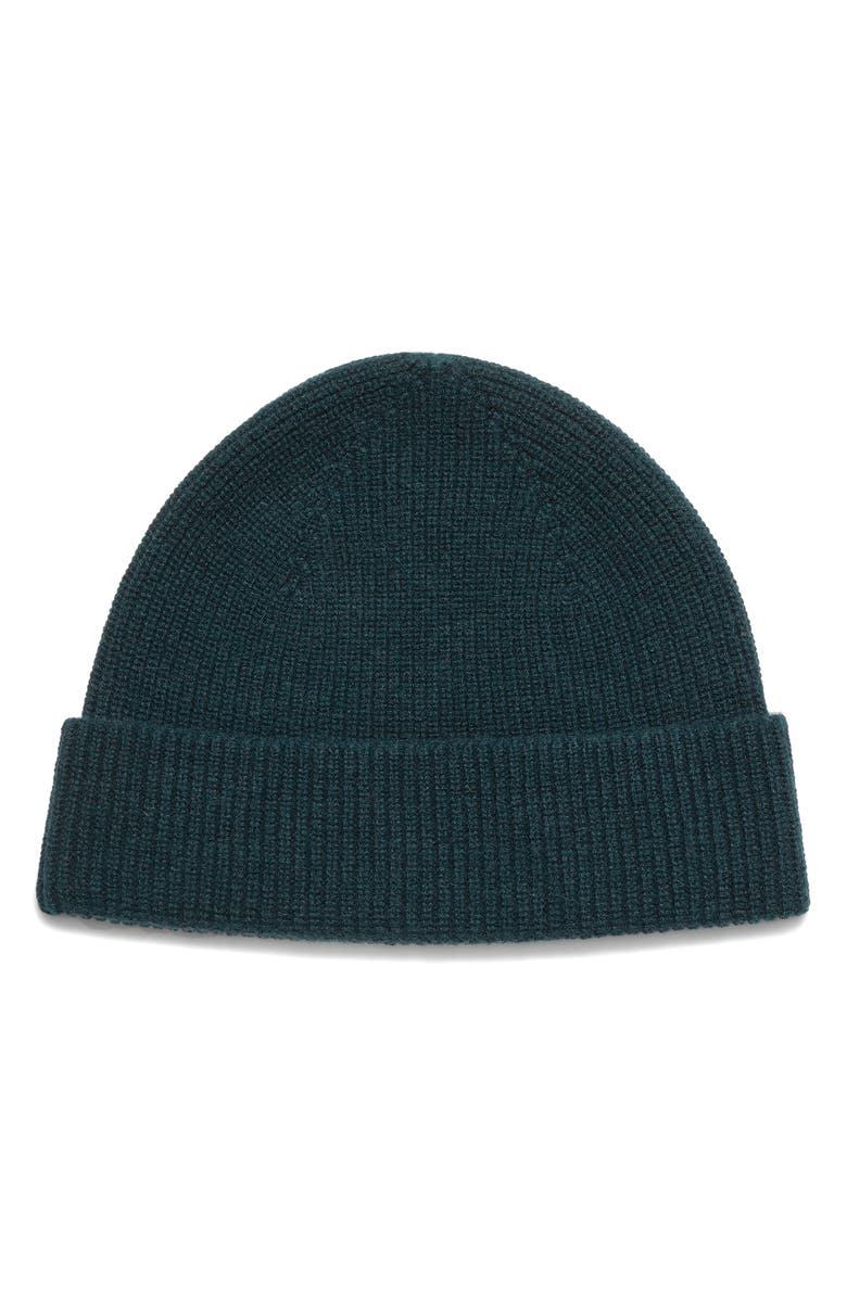 ZEGNA Oasi Cashmere Beanie, Main, color, Dark Green
